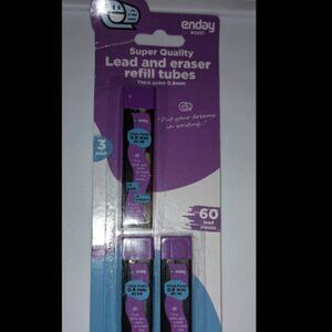 Enday Lead and Eraser Refill Tubes